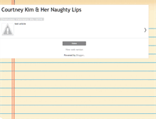 Tablet Screenshot of courtney-kim.blogspot.com