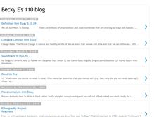 Tablet Screenshot of beckyes110blog.blogspot.com
