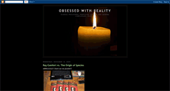 Desktop Screenshot of obsessedwithreality01.blogspot.com