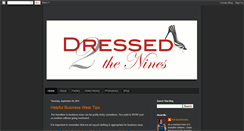 Desktop Screenshot of dressed2nines.blogspot.com