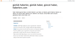 Desktop Screenshot of gunluk-haberler.blogspot.com