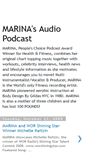 Mobile Screenshot of marinasaudiopodcast.blogspot.com