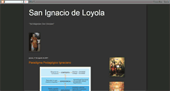 Desktop Screenshot of ignatiideloyola.blogspot.com