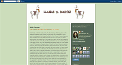 Desktop Screenshot of llamasinscarves.blogspot.com