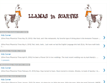 Tablet Screenshot of llamasinscarves.blogspot.com