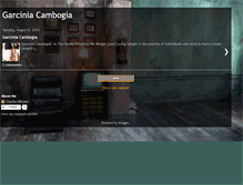 Tablet Screenshot of benefits-of-garcinia-cambogia.blogspot.com