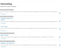Tablet Screenshot of hattiesblog.blogspot.com