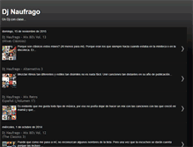 Tablet Screenshot of dj-naufrago.blogspot.com