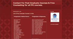 Desktop Screenshot of pgcolleges.blogspot.com