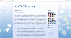 Desktop Screenshot of kvschowdary.blogspot.com