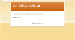 Desktop Screenshot of portifoliogradfisica.blogspot.com