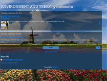 Tablet Screenshot of environmentandtreesbymahendra.blogspot.com