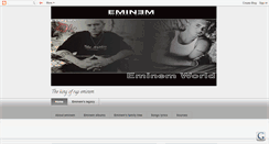 Desktop Screenshot of eminem-rapking.blogspot.com