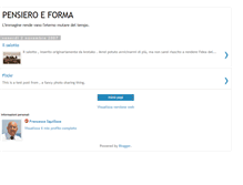 Tablet Screenshot of pensieroeforma.blogspot.com