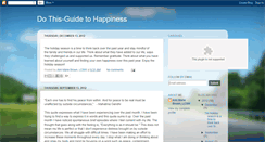 Desktop Screenshot of dothis-guidetohappiness.blogspot.com