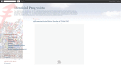 Desktop Screenshot of identidadprogresista.blogspot.com