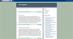 Desktop Screenshot of pet-supplies-guide.blogspot.com