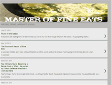 Tablet Screenshot of masteroffineeats.blogspot.com