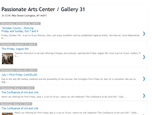 Tablet Screenshot of passionateartscenterpac.blogspot.com