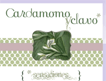 Tablet Screenshot of cardamomoyclavo.blogspot.com