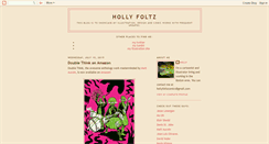 Desktop Screenshot of hollyfoltz.blogspot.com