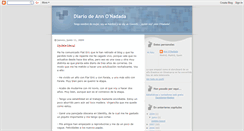 Desktop Screenshot of diariodeannonadada.blogspot.com