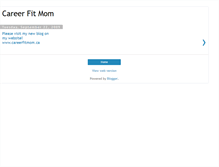 Tablet Screenshot of careerfitmom.blogspot.com