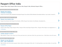 Tablet Screenshot of passportofficein.blogspot.com