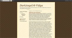 Desktop Screenshot of darkangel78-vidya.blogspot.com