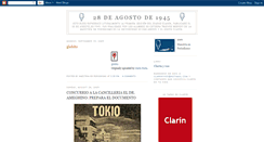 Desktop Screenshot of clarin60notas.blogspot.com