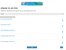 Tablet Screenshot of chainetvenlive.blogspot.com