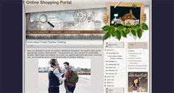 Desktop Screenshot of onlineshoppingportal.blogspot.com