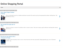 Tablet Screenshot of onlineshoppingportal.blogspot.com