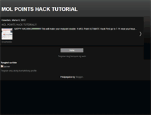 Tablet Screenshot of jayver-molpointshack.blogspot.com