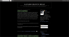 Desktop Screenshot of lavabomanusmeas.blogspot.com