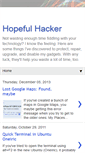 Mobile Screenshot of hopefulhacker.blogspot.com