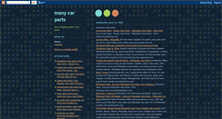 Desktop Screenshot of manycarpart.blogspot.com