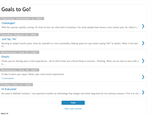 Tablet Screenshot of goalstogo.blogspot.com