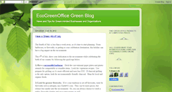 Desktop Screenshot of ecogreenoffice.blogspot.com