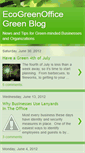 Mobile Screenshot of ecogreenoffice.blogspot.com