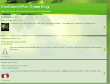 Tablet Screenshot of ecogreenoffice.blogspot.com