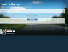 Tablet Screenshot of cosasdecigonono.blogspot.com