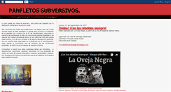 Desktop Screenshot of panfletossubversivos.blogspot.com