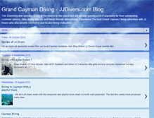 Tablet Screenshot of jjdiverscayman.blogspot.com