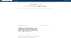 Desktop Screenshot of bimadeals.blogspot.com