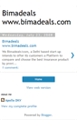 Mobile Screenshot of bimadeals.blogspot.com