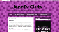 Desktop Screenshot of jennisguts.blogspot.com