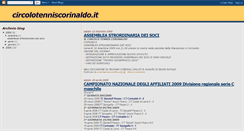 Desktop Screenshot of circolotenniscorinaldo.blogspot.com