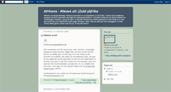 Desktop Screenshot of afrinova.blogspot.com