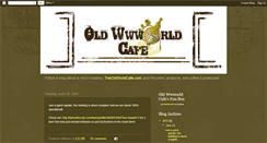 Desktop Screenshot of oldworldcafe.blogspot.com